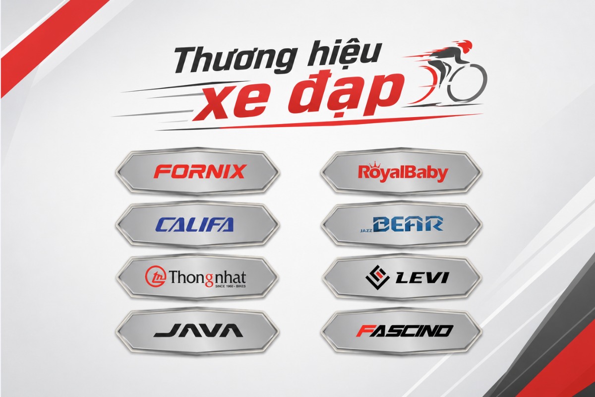 Các thương hiệu xe đạp cho trẻ em và người lớn uy tín, chất lượng trên thị trường