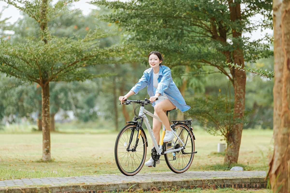 Xe đạp touring dưới 3 triệu phù hợp nhu cầu di chuyển cơ bản