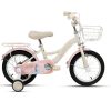 xe đạp trẻ em qitong anna 12 inch màu kem