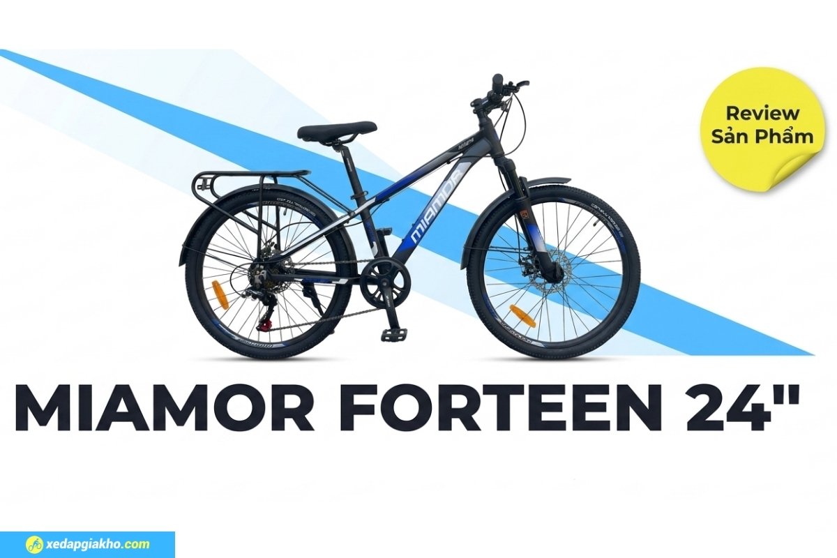 Xe Đạp Địa Hình MTB Miamor Forteen 24 Inch - Shimano 6 Xe địa hình Miamor Forteen 24 inch thể thao, mạnh mẽ