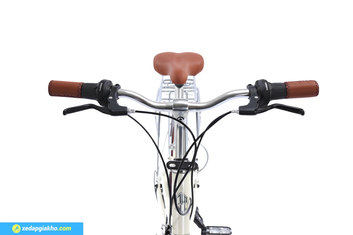 Xe Đạp Nữ QT Bike City V26 26 Inch - Khung Nhôm 11 Ghi đông cánh én xe đạp nữ QT Bike City V26 26 inch cho tư thế cầm nắm thoải mái
