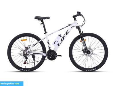 Xe Đạp Địa Hình Life Mx900 27.5 Inch 8 Xe đạp Life MX900 màu trắng ghi