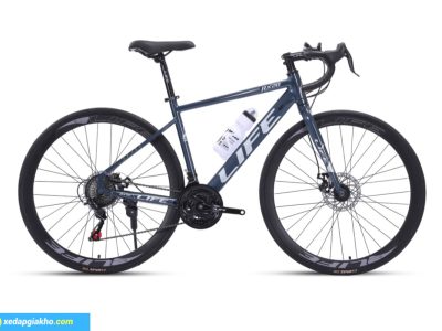 Xe Đạp Đua Life RX20 - Phanh Đĩa Cơ 9 Xe đạp đua Life RX20 màu xám bạc