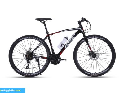 Xe đạp Touring FT700 Pro màu đen đỏ