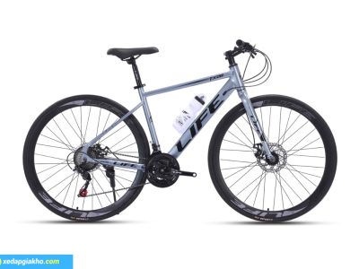 Xe Đạp Touring Life TX20 7 Xe đạp touring Life TX20 màu ghi sáng đen