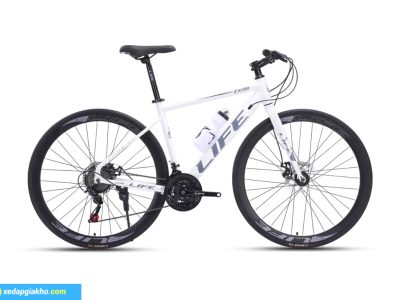Xe Đạp Touring Life TX20 9 Xe đạp touring Life TX20 màu trắng ghi