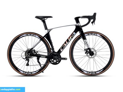 Xe Đạp Đua Califa CR550 – Khung Magie, LTWOO R5 8 Xe đạp đua Califa CR550 màu Đen Bạc