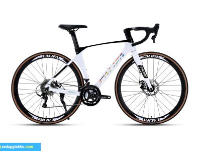 Xe Đạp Đua Califa CR550 – Khung Magie, LTWOO R5 7 Xe đạp đua Califa CR550 màu trắng đen