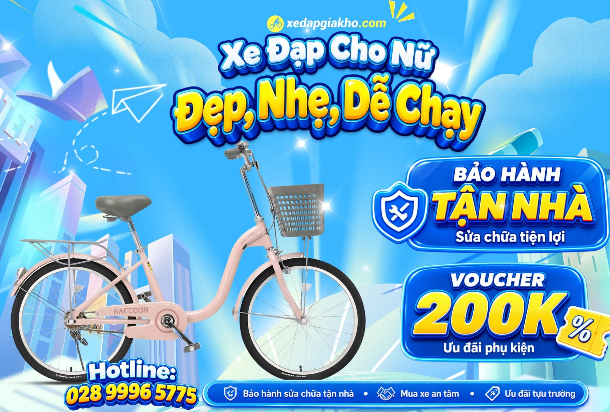 Xe Đạp Giá Kho - #1 Hệ Thống Cửa Hàng Xe Đạp 22 Xe đạp nữ ưu đãi năm học mới