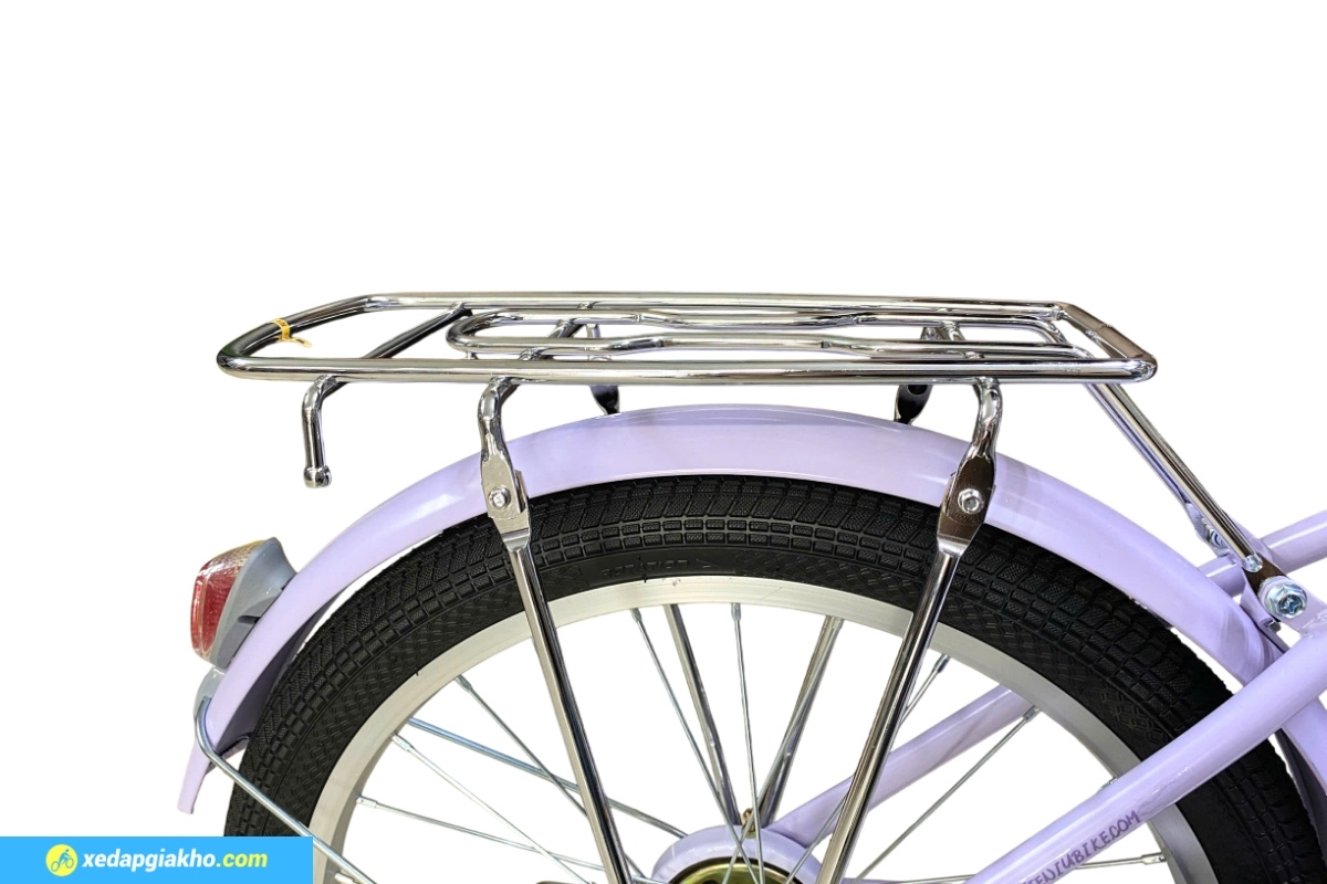 Xe Đạp Trẻ Em Raccoon Lana 22 Inch 10 Baga chắc chắn giúp bé chở theo đồ dùng dễ dàng