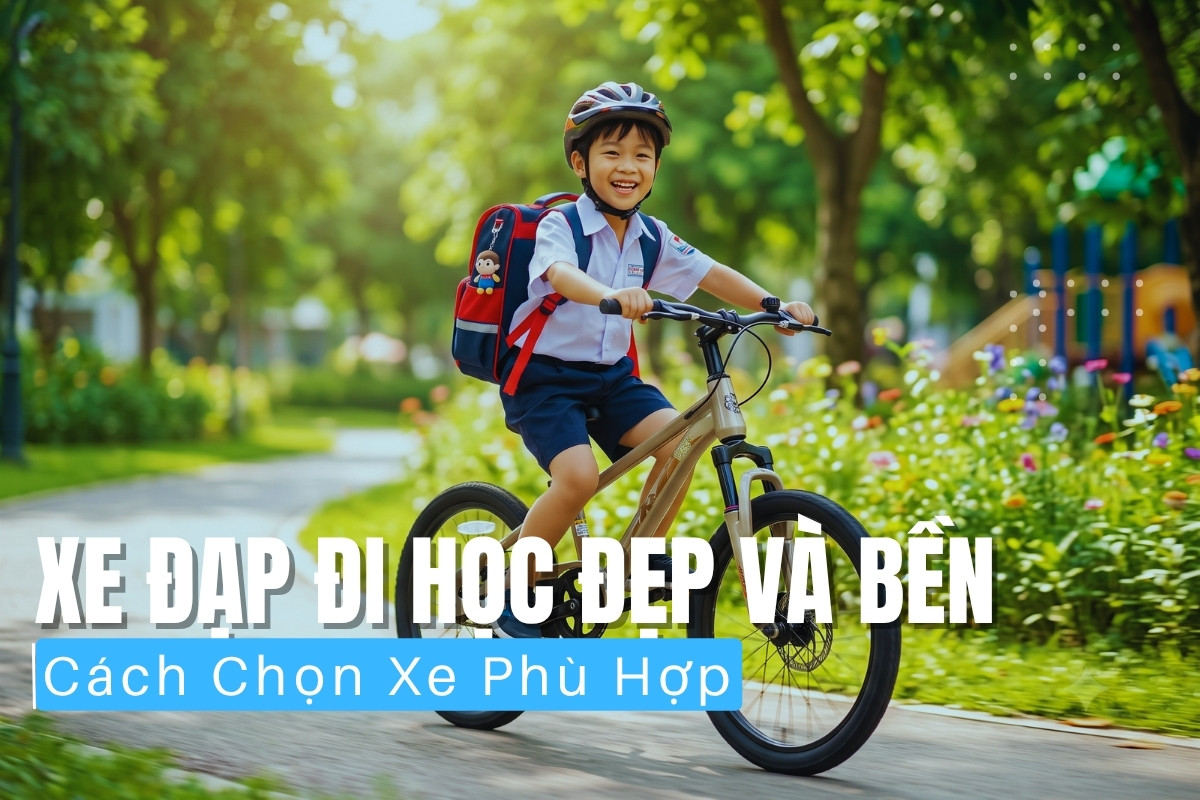 Xe Đạp Đi Học Loại Nào Tốt? Top Mẫu Đẹp, Bền Và Đáng Mua 52 cách chọn xe đạp đi học cho con