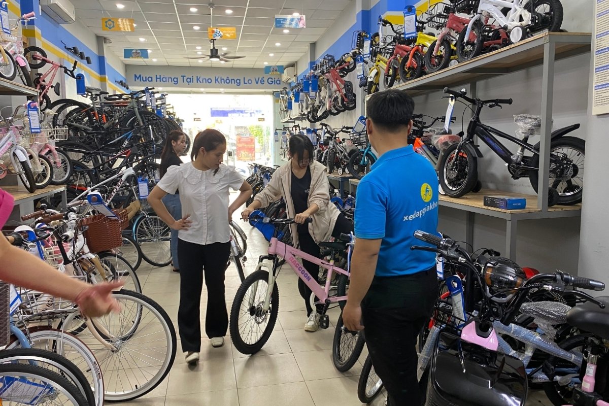 mua xe đạp tại xe đạp giá kho với vô vàn ưu đãi