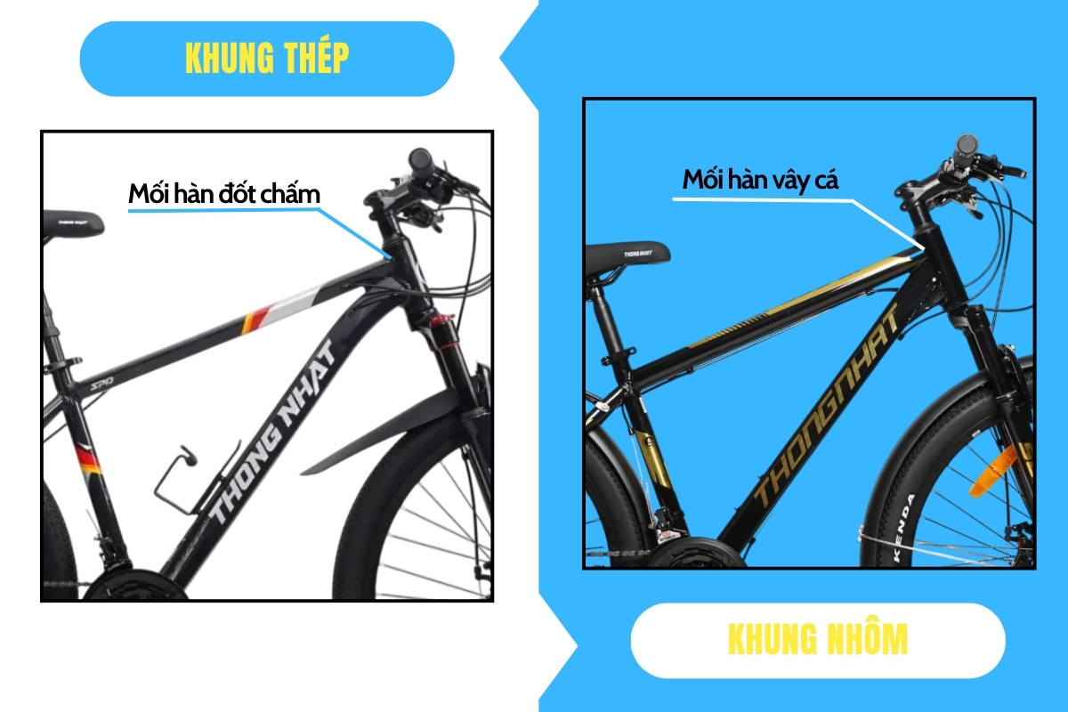 nên lựa chọn khung thép hay khung nhôm