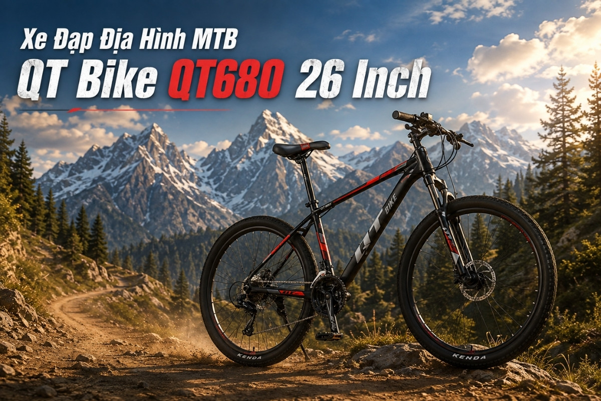 Xe đạp QT Bike QT680 chinh phục mọi cung đường