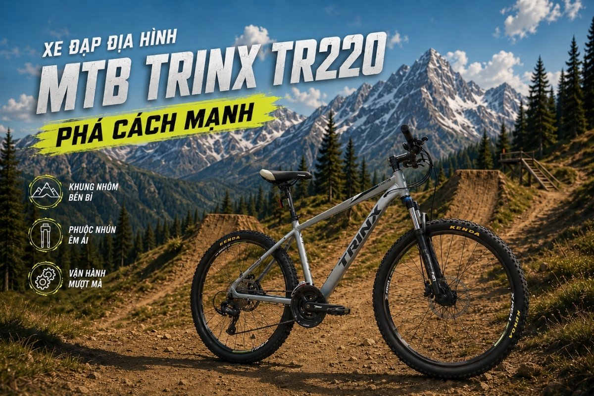 Xe đạp địa hình TrinX TR220 phá cách mạnh mẽ