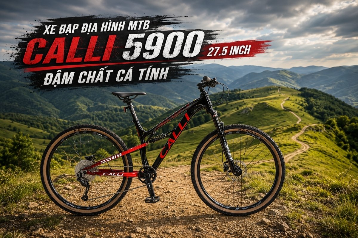 Xe đạp địa hình MTB Calli 5900 đậm chất cá tính