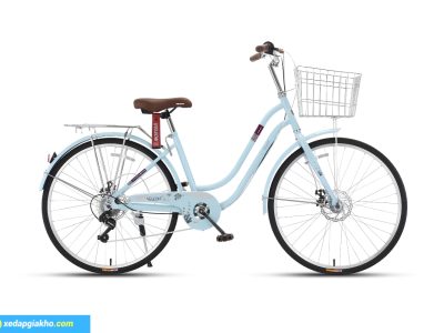 Xe Đạp Nữ Veleon V-T603 Pretty 26 Inch 7 Xe đạp nữ Veleon V-T603 Pretty 26 inch màu xanh dương