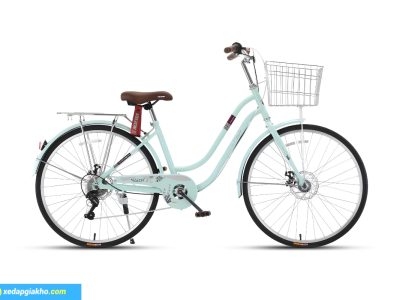 Xe Đạp Nữ Veleon V-T603 Pretty 26 Inch 5 Xe đạp nữ Veleon V-T603 Pretty 26 inch màu xanh pastel