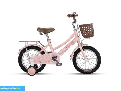 Xe đạp trẻ em Raccoon Lana 14 inch màu hồng