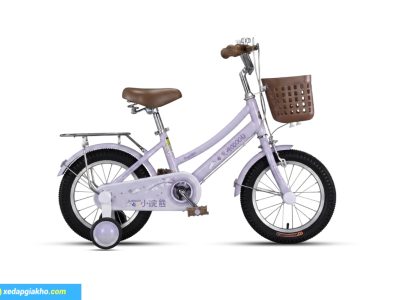 Xe đạp trẻ em Raccoon Lana 14 inch màu tím