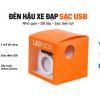 Đèn Hậu Xe Đạp Dạng Tròn Sạc USB 13 Đèn hậu xe đạp dạng tròn sạc USB