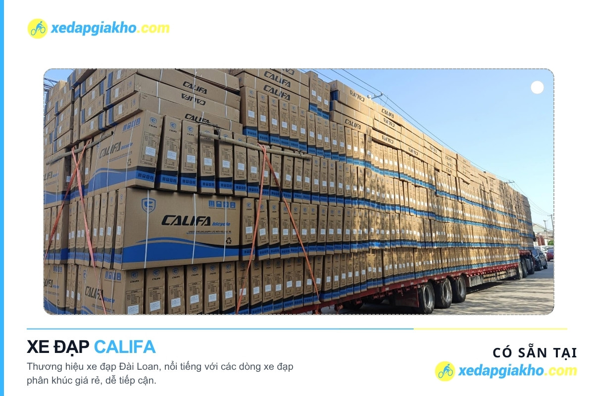 Thương hiệu xe đạp Califa đến từ Đài Loan
