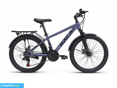 Xe đạp địa hình MTB Raca MK230 24 inch màu xám tím