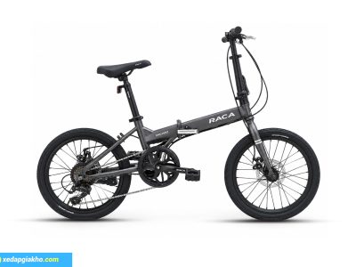 Xe Đạp Gấp Raca MK220 20 Inch - Phanh Đĩa Cơ 4 Xe đạp gấp Raca MK220 20 inch màu xám