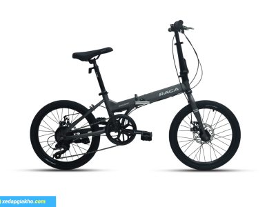 Xe Đạp Gấp Raca MK220 20 Inch - Phanh Đĩa Cơ 3 Xe đạp gấp Raca MK220 20 inch màu xám