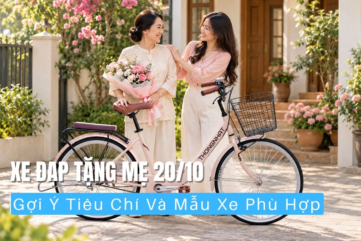 Chọn Xe Đạp Tặng Mẹ Dịp 20/10 Sao Cho Dễ Đi Và Vừa Người 54 Gợi ý một số tiêu chí chọn xe và mẫu xe đạp tặng mẹ 20/10