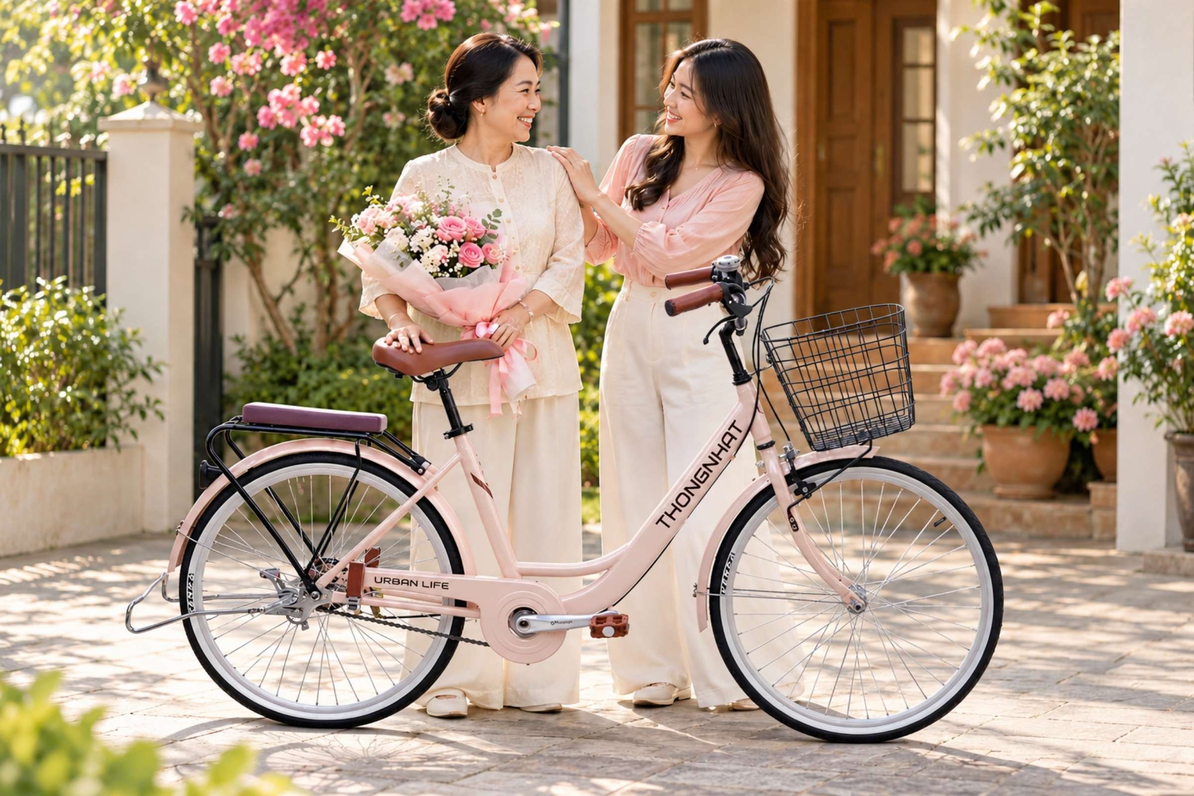 Chọn Xe Đạp Tặng Mẹ Dịp 20/10 Sao Cho Dễ Đi Và Vừa Người 1 Xe đạp tặng mẹ 2010 là món quà ý nghĩa và thiết thực