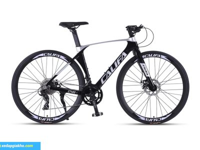 Xe Đạp Touring Califa CT400 - Khung nhôm, Phanh đĩa dầu 6 Xe đạp touring Califa CT400 màu đen xám