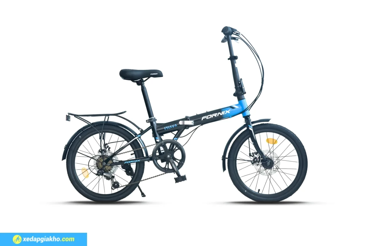 Xe Đạp Gấp Fornix Prava 20 Inch Phiên Bản Mới 4 Xe đạp gấp Fornix Prava 20 inch màu xanh dương