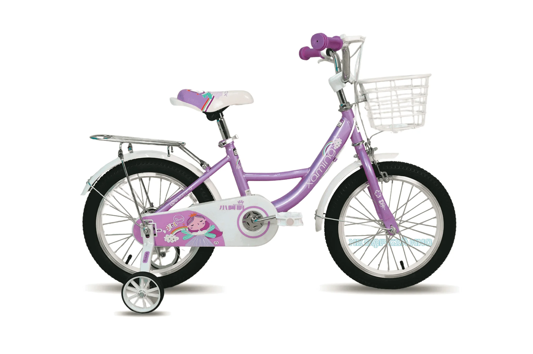 Xe Đạp Trẻ Em Nữ Xaming Ống Kép 16 Inch