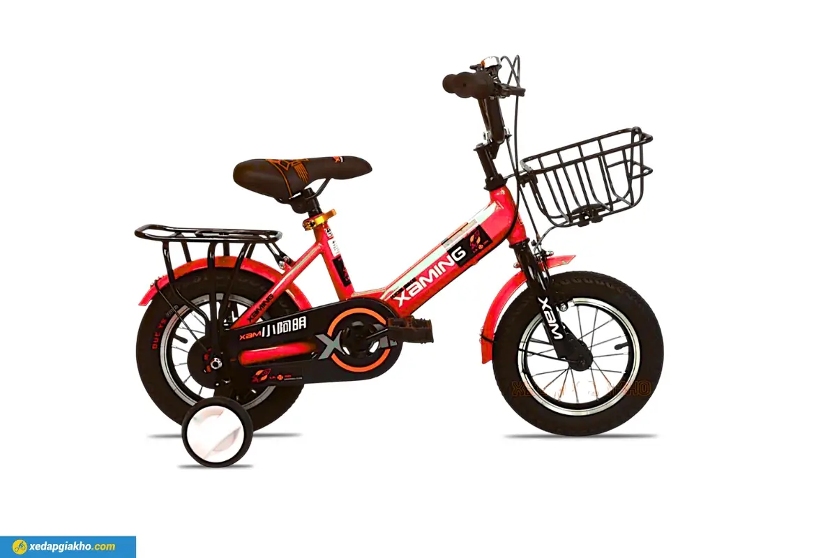 Xe Đạp Trẻ Em Xaming Baga 14 Inch màu đỏ