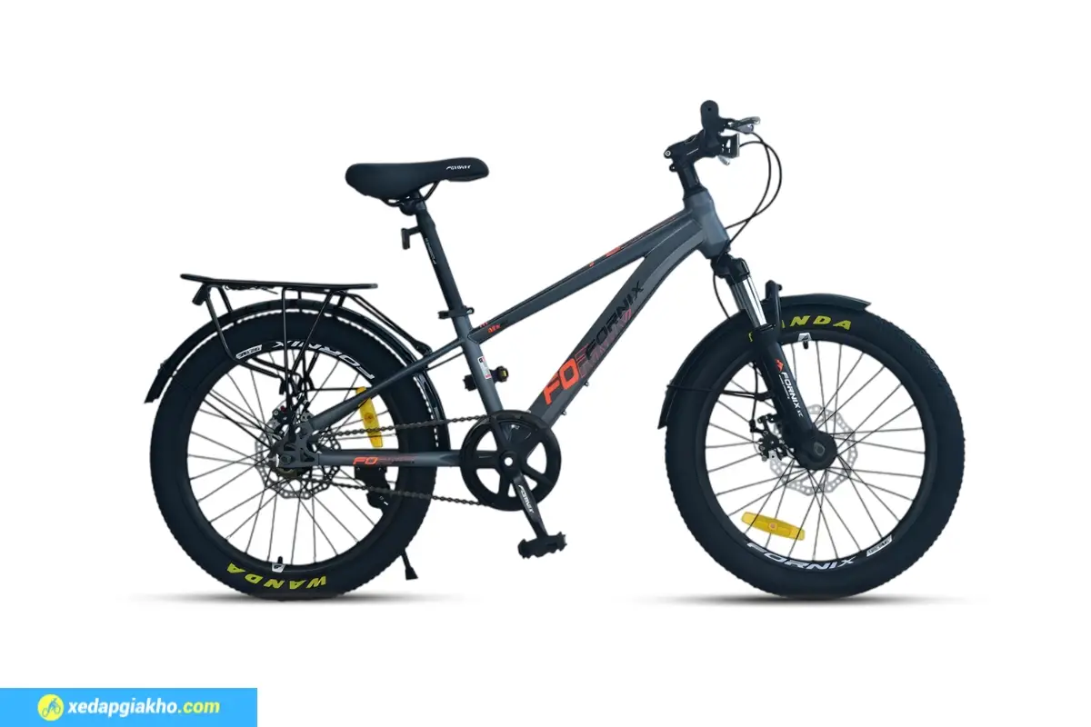 Xe Đạp Địa Hình Trẻ Em Fornix MX20 20 Inch Màu Xám Cam