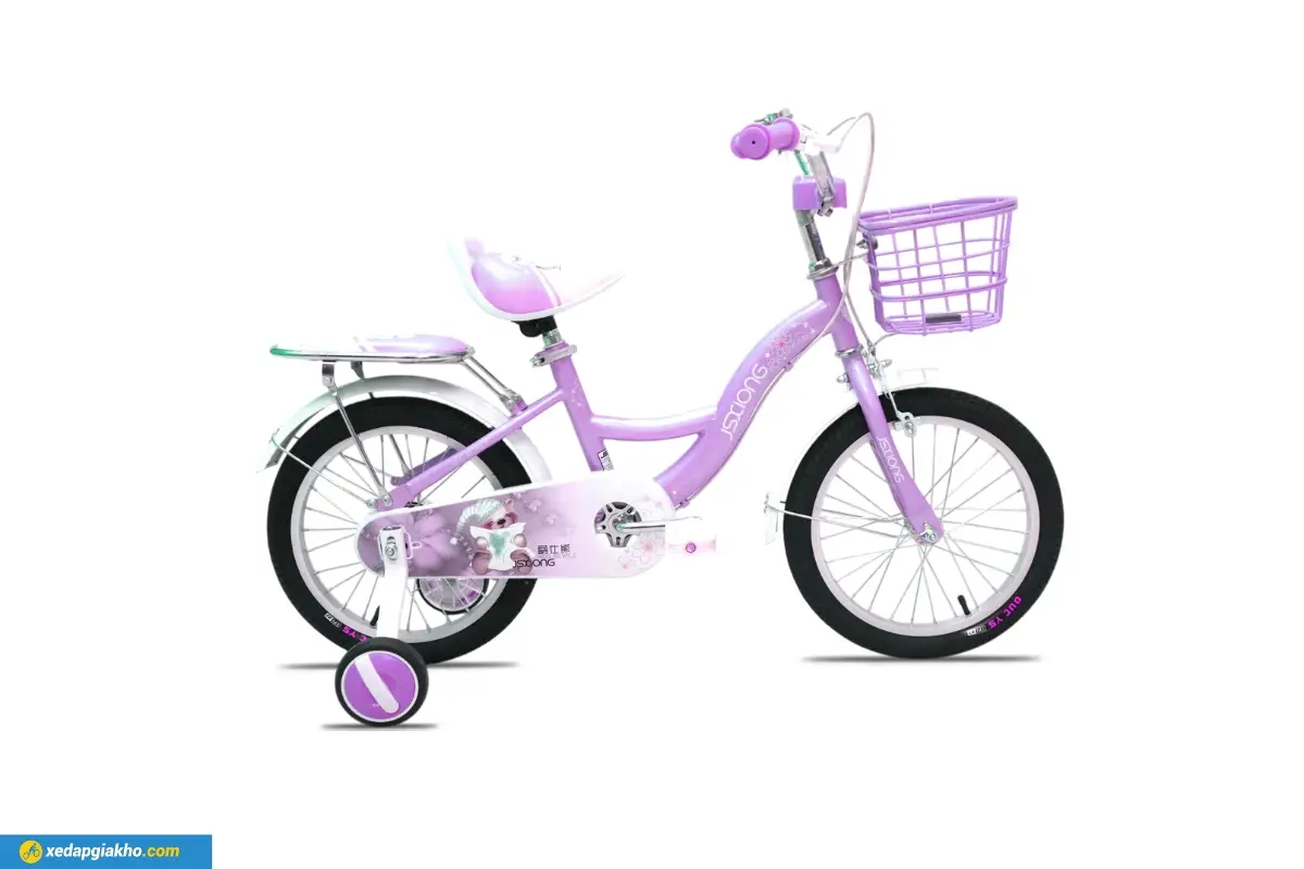 Xe Đạp Cho Bé Gái Jsxiong 2304 16 Inch màu tím