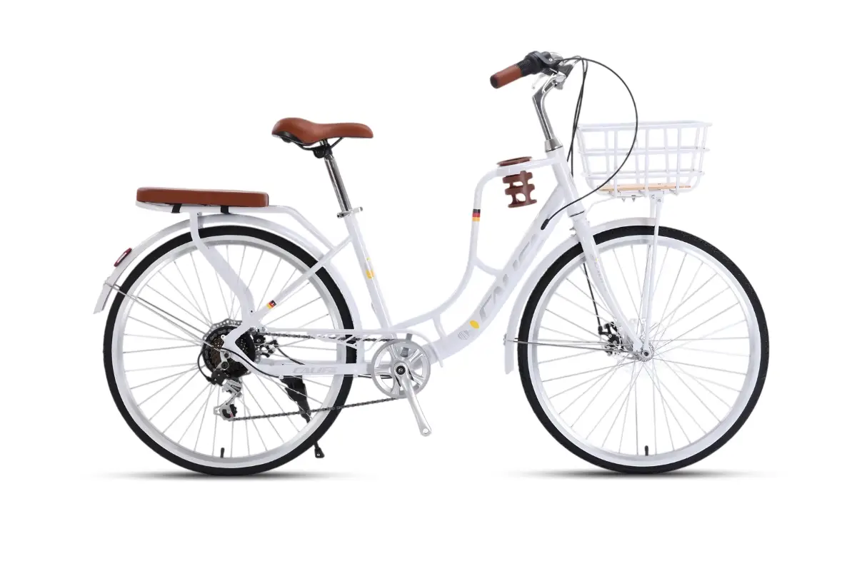 Xe Đạp Nữ Califa Misa 26 Inch Màu Trắng