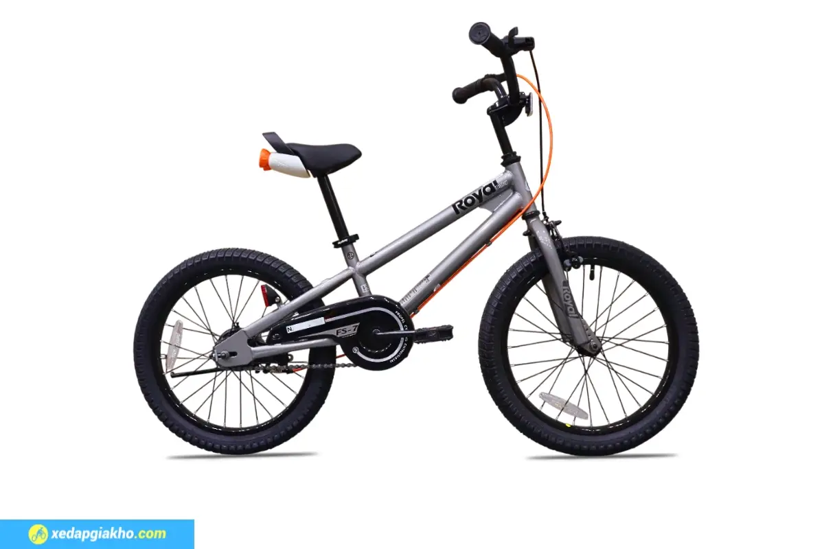 Xe Đạp Trẻ Em Bé Trai Royal Baby Freestyle FS7 màu xám