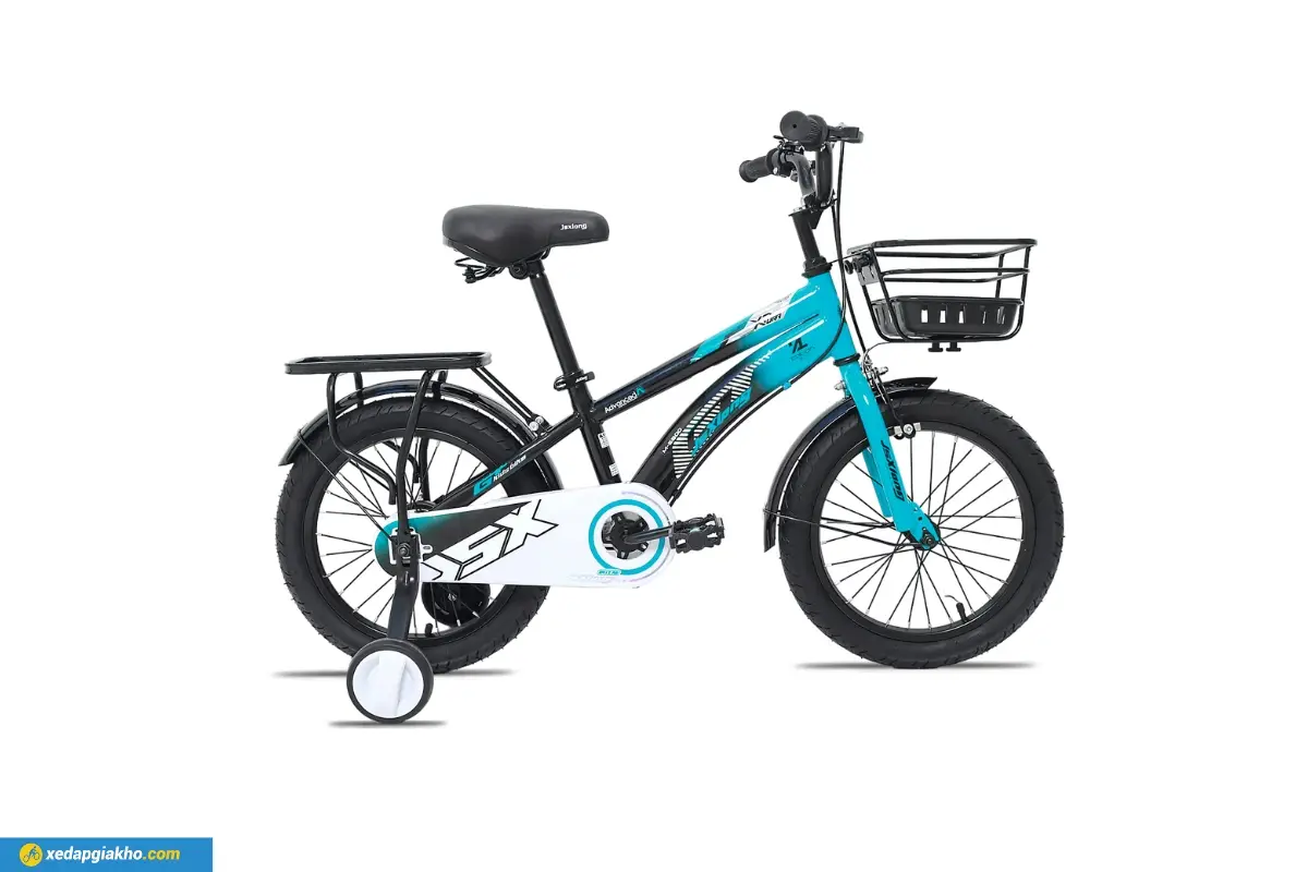 Xe Đạp Trẻ Em JsXiong 2301 Hiphop 14 Inch 4 Xe Đạp Trẻ Em JsXiong 2301 Hiphop 14 Inch màu xanh