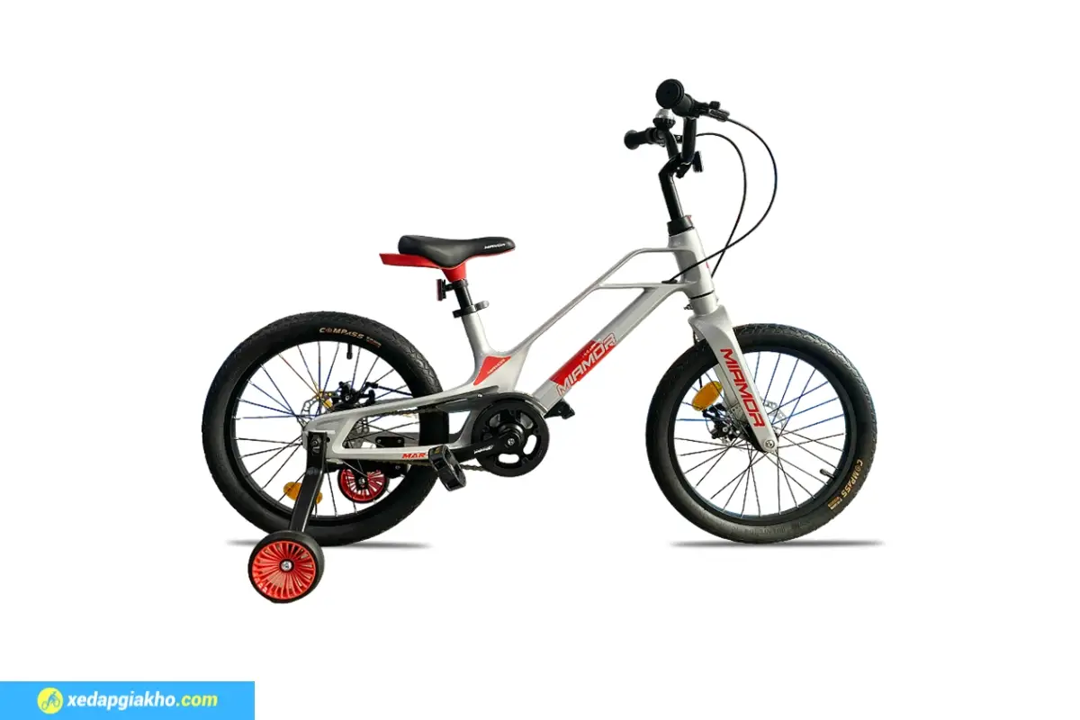 Xe Đạp Trẻ Em Royal Baby Miamor Mars 18 Inch (Vành Tăm) màu trắng đỏ