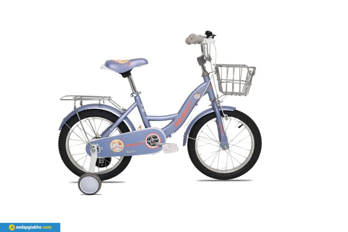 Xe đạp trẻ em bé gái Melody 16 Inch Tím