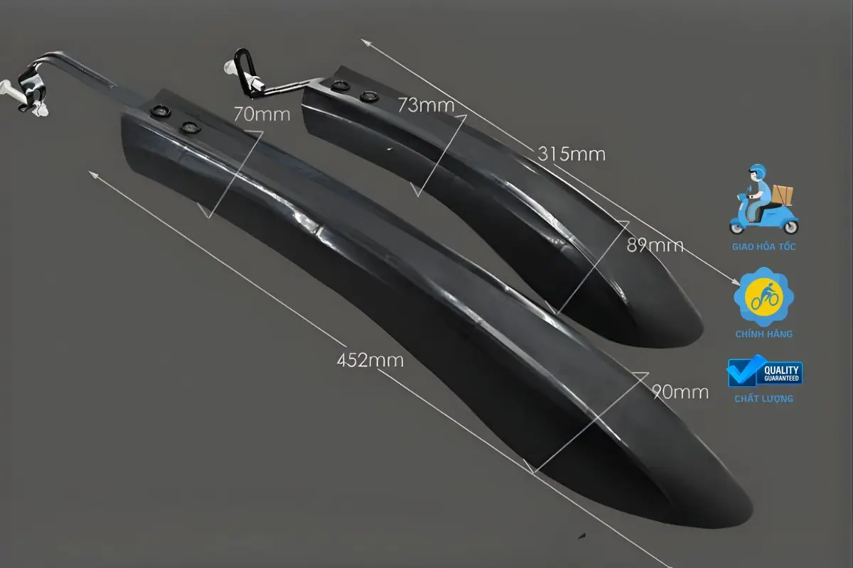 Chắn Bùn Dài Gọng Sắt Lỗ Khung