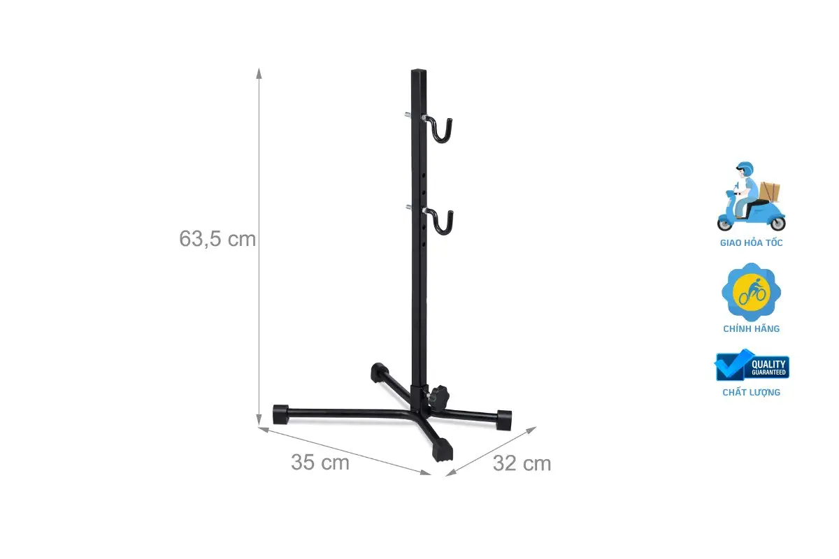 Chân Chống Xe Đạp Dựng 1 Bên