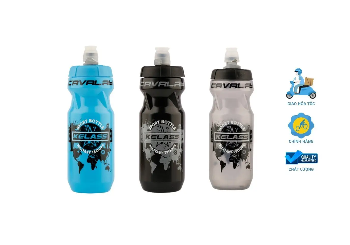 Bình nước xe đạp Kelas cao cấp giúp giữ cho cơ thể bạn luôn đủ nước trong những chuyến đi