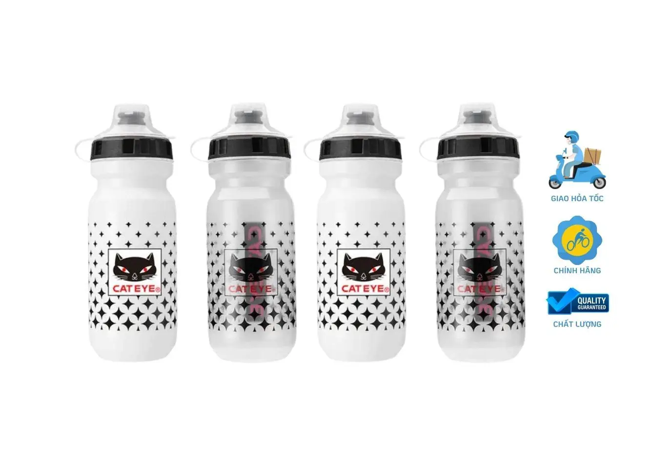 Bình Nước Xe Đạp Cateye Cao Cấp 1 Bình nước xe đạp Cateye cao cấp mang lại sự tiện lợi và hiệu quả trong việc cung cấp nước suốt hành trình