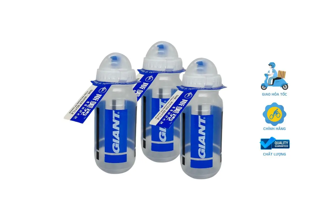 Bình Nước Nhựa Trong Cao Cấp 550ml 1 Bình nước nhựa trong cao cấp 550ml không chỉ tăng cường tính thẩm mỹ cho chiếc xe đạp mà còn giữ nước luôn trong tình trạng tốt