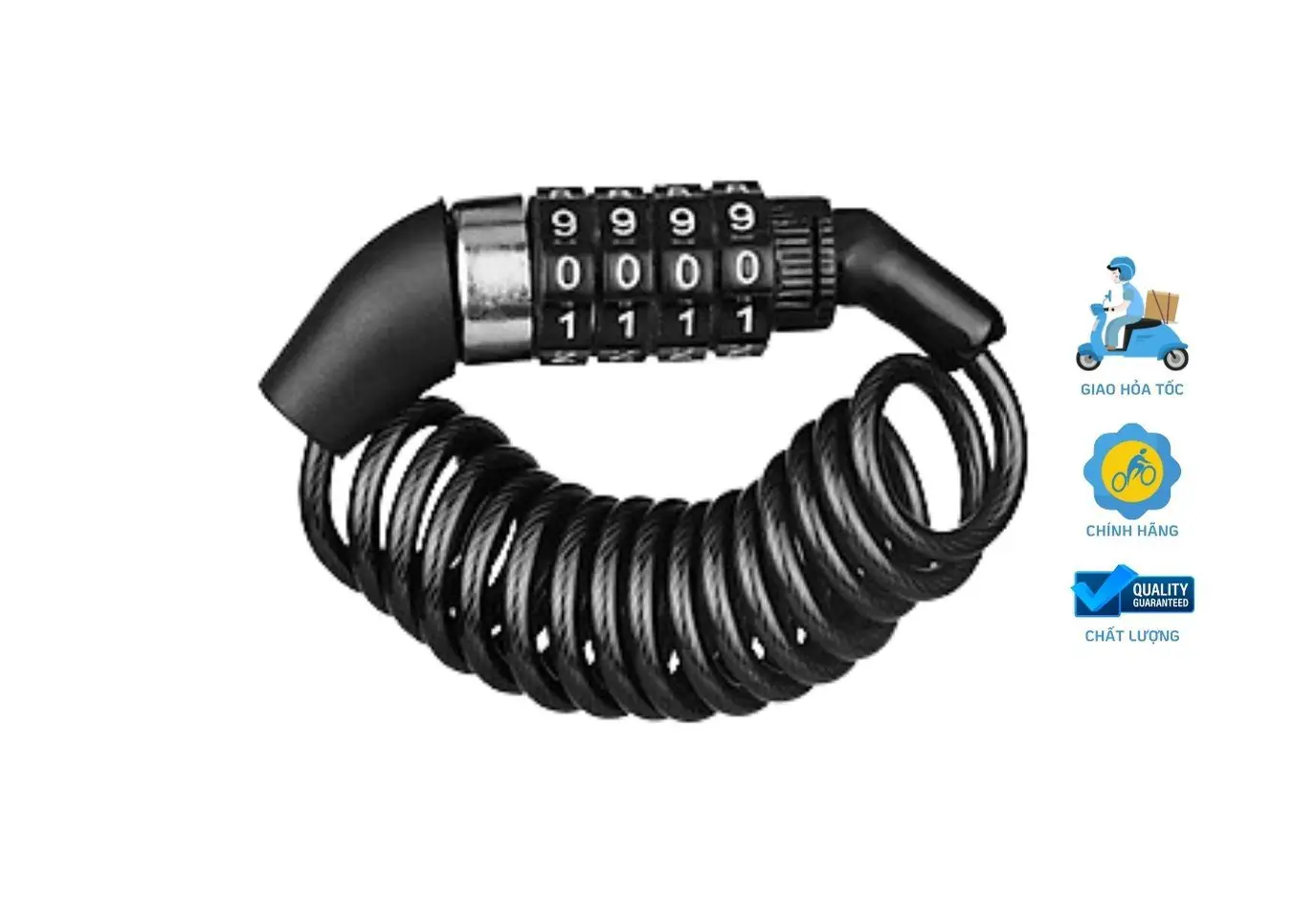 Khoá 4 Số Đổi Mã Dây Lò Xo