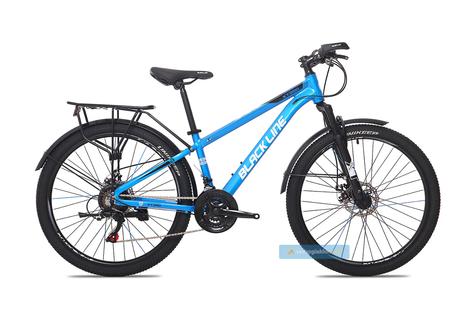 Xe Đạp Địa Hình MTB Black Line XT350 24 Inch - Khung Nhôm | Shimano | Phanh Đĩa Giá Rẻ | Khuyến mãi Hot 3 Xe Đạp Địa Hình MTB Black Line XT350 24 Inch