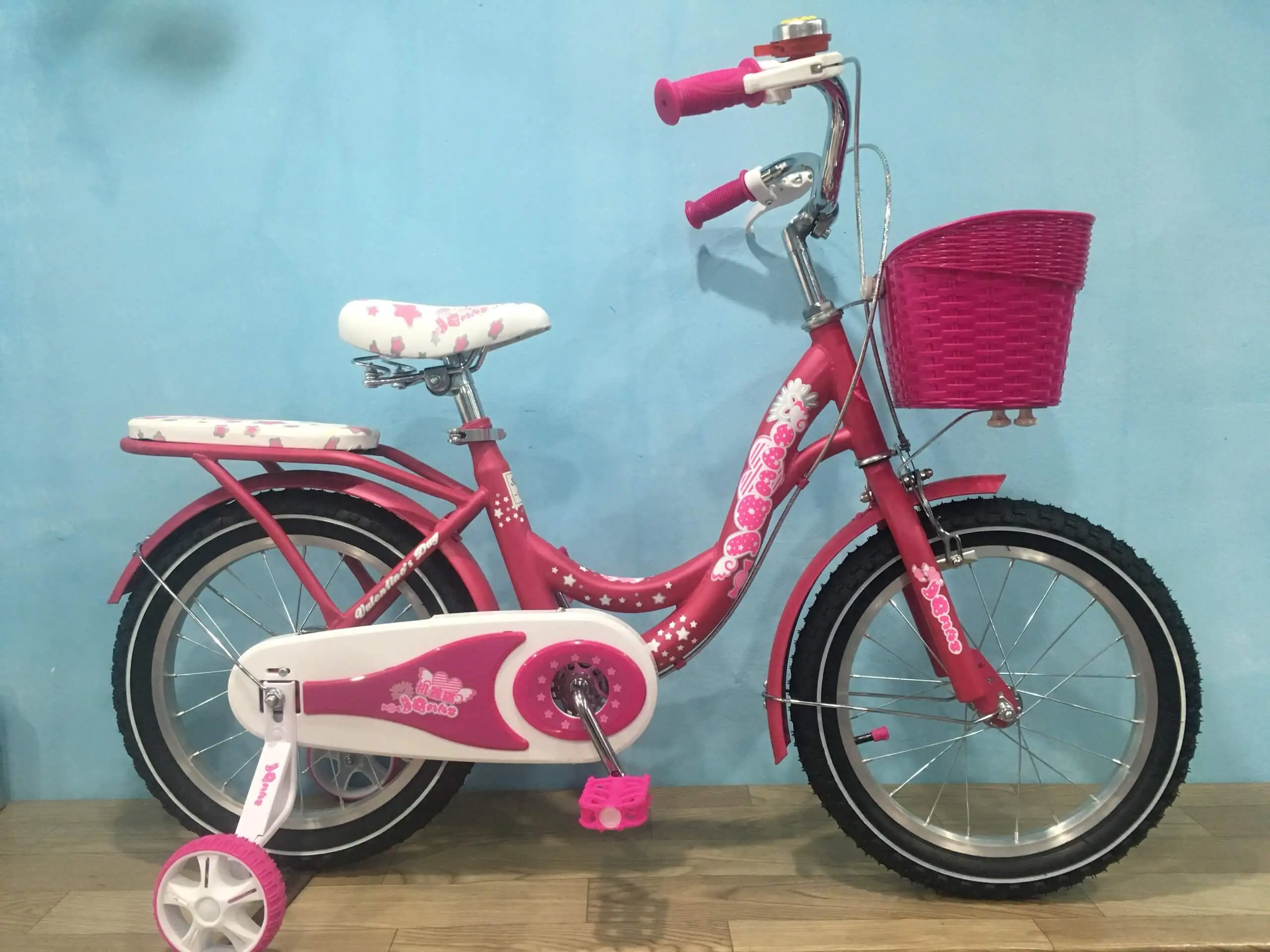 Xe Đạp Trẻ Em 16 inch JIQIMAO JQM-11 - Màu Hồng Nhạt